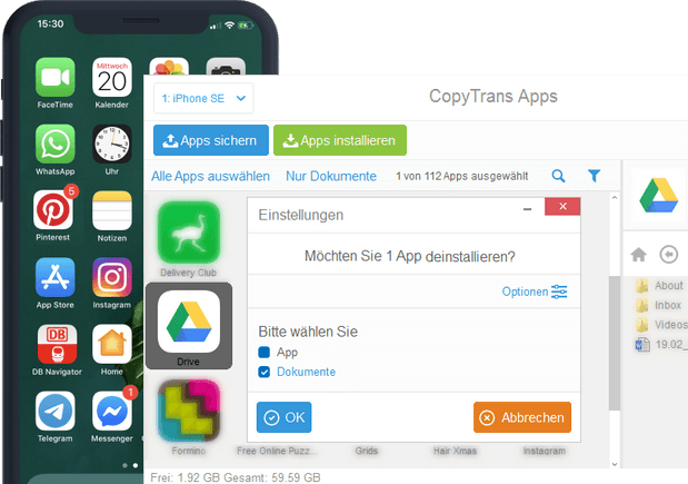 Apps deinstallieren