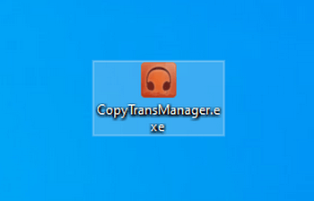 CopyTrans Manager auf Desktop