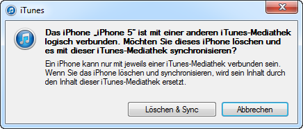 iTunes mit iPod synchronisieren