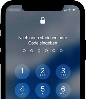 iPhone Touchscreen reagiert nicht - Code eingeben