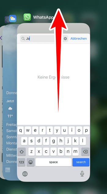 die WhatsApp auf iPhone schließen