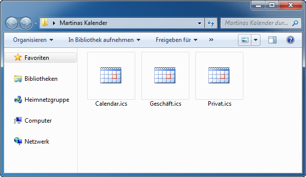 iPhone Kalendertermine speichern PC