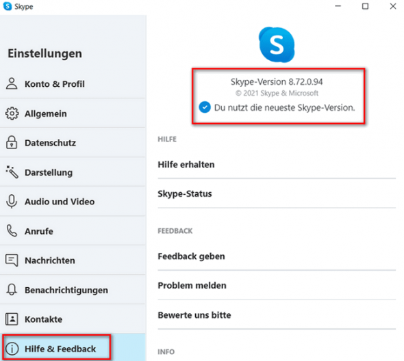 Skype Kontakte exportieren