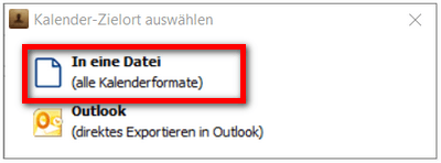 iPhone Termine in eine Datei exportieren