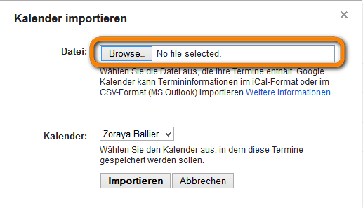 iPhone Kalender zu Gmail übertragen