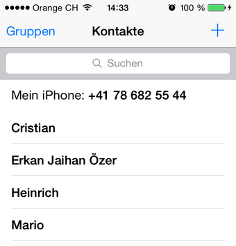 Windows Kontakte aufs iPhone übertragen