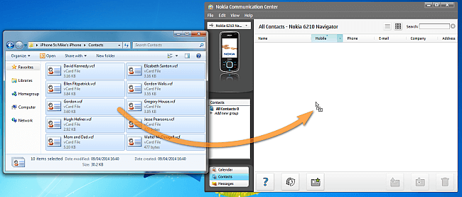  Kontakte vom PC zum Nokia Lumia übertragen