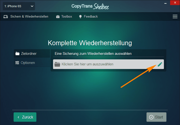 Backup iPhone wiederherstellen
