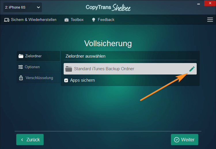 WhatsApp Speicherort ändern auf den PC-Ordner