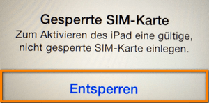 SIM-Karte am iPhone ist gesperrt