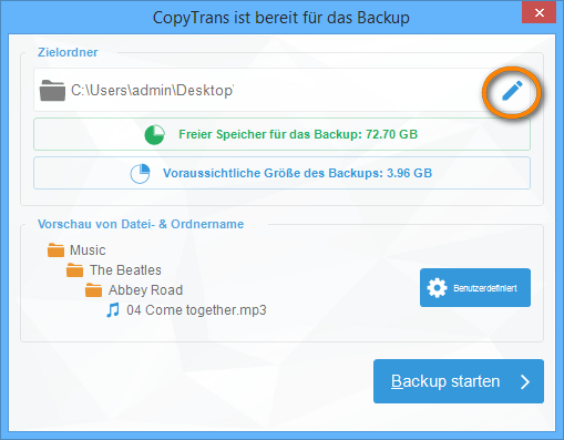 Musik vom Handy auf USB Stick