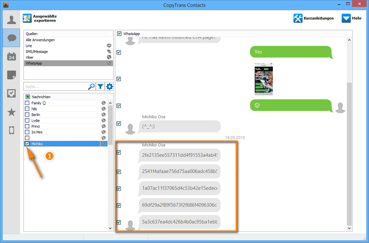 WhatsApp Sprachnachrichten speichern am PC