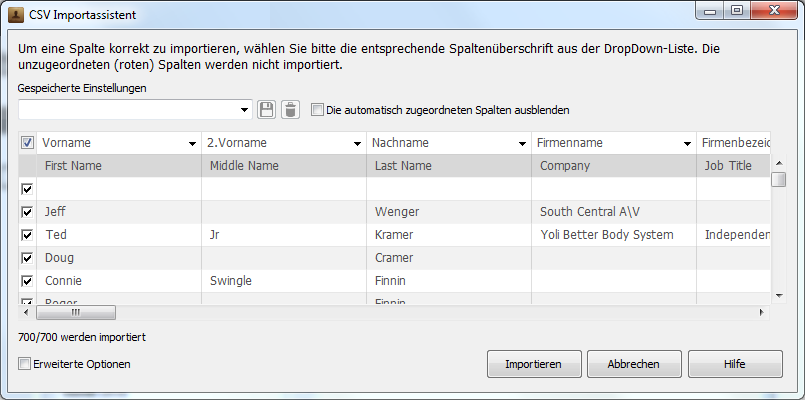 CSV auf iPhone öffnen