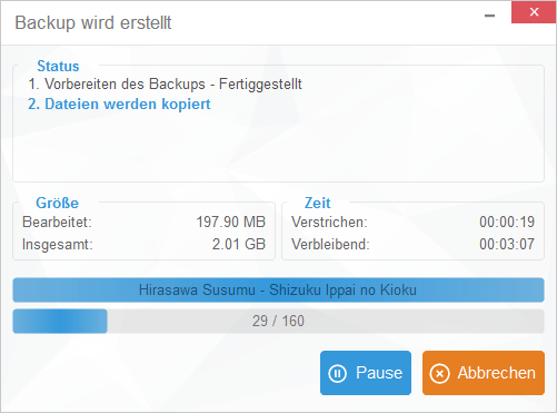 Musik auf USB Stick ziehen