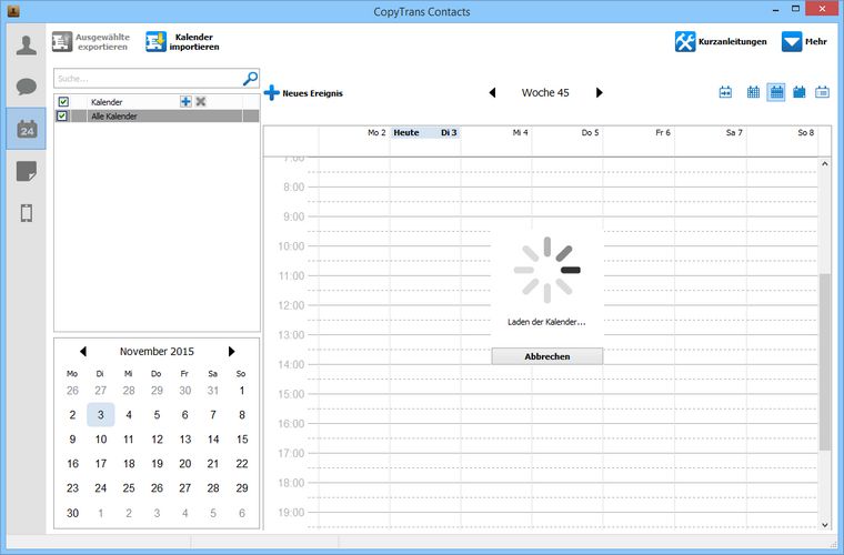 iCloud Kalender hinzufügen: iCloud Kalender laden