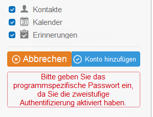 Zweistufige Authentifizierung für iCloud oder Gmail und Google Kalender freigeben iPhone