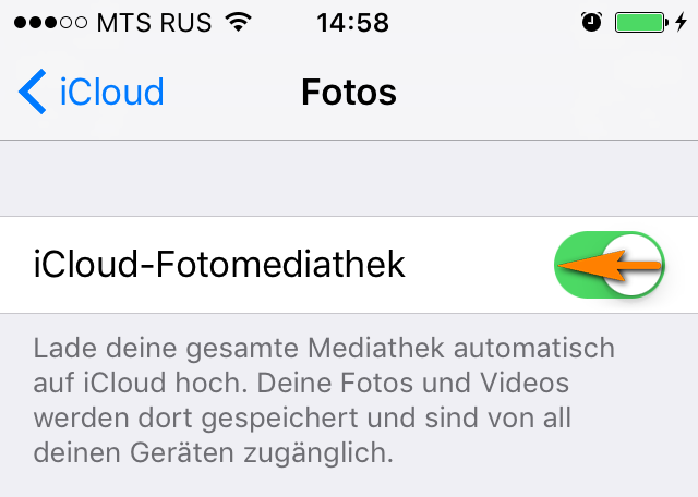 Endlich iCloud-Fotomediathek deaktivieren