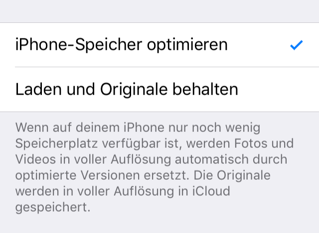 iPhone-Speicher optimieren und schaffen