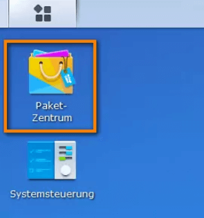 Paket-Zentrum öffnen auf dem Windows PC