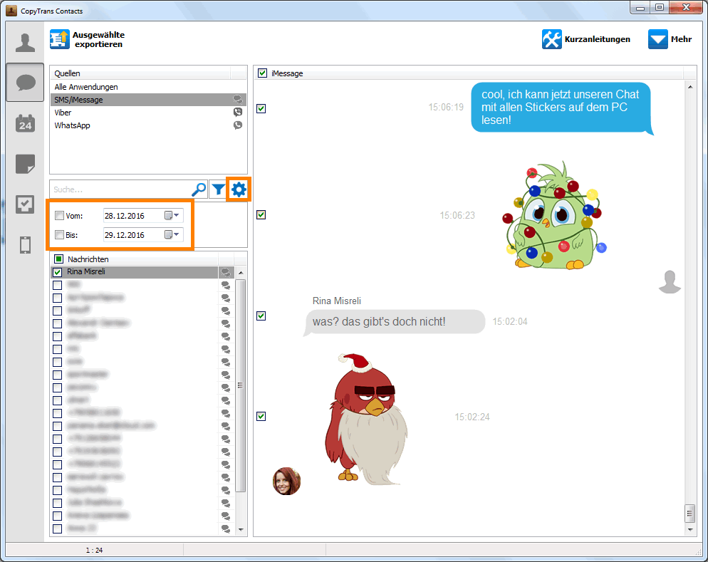 iMessage am PC anzeigen
