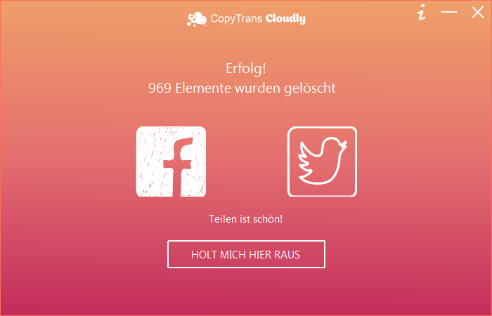 Alle iCloud Fotos und Videos sofort löschen