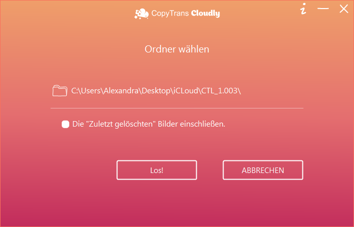 iCloud Fotos deaktivieren, erst aber sichern
