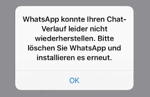 WhatsApp Chat wiederherstellen