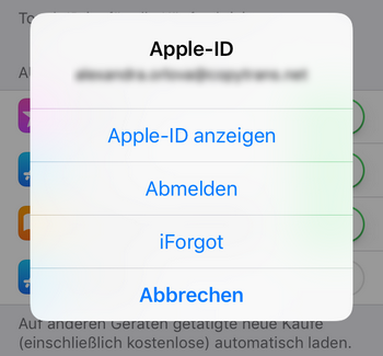 Apple ID deaktivieren