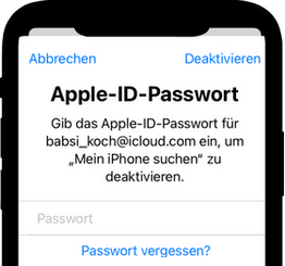Apple ID löschen ohne Passwort