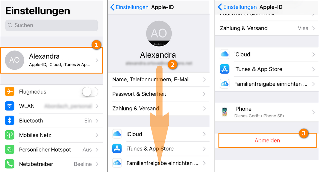 Wie kann man AppleID löschen
