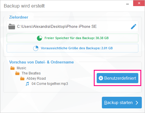 Musik vom iPod zum PC