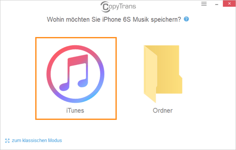 Musik von iPod auf iTunes