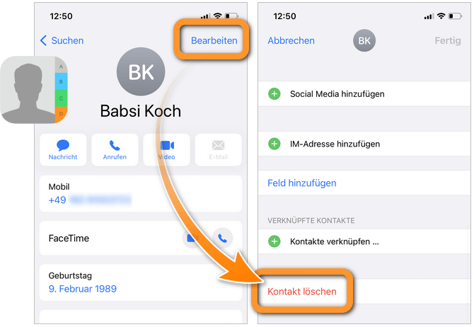 Kontakt löschen WhatsApp: 3 Wege