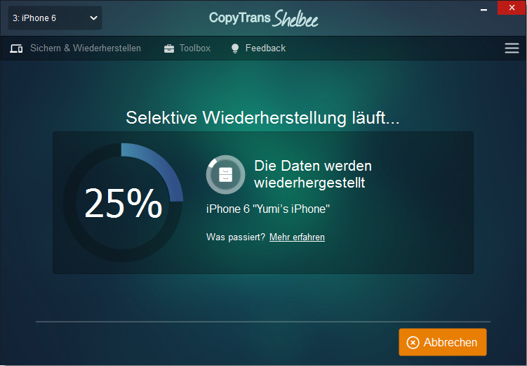 iPhone Bilder wiederherstellen