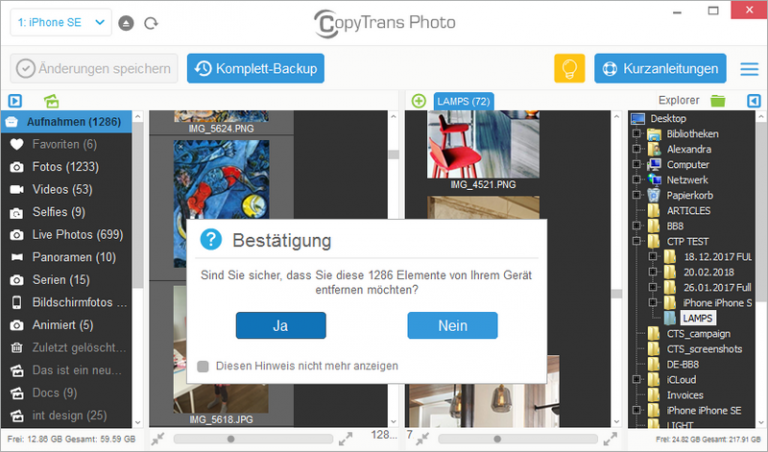 GEHEIMTIPP iPhone alle Fotos löschen