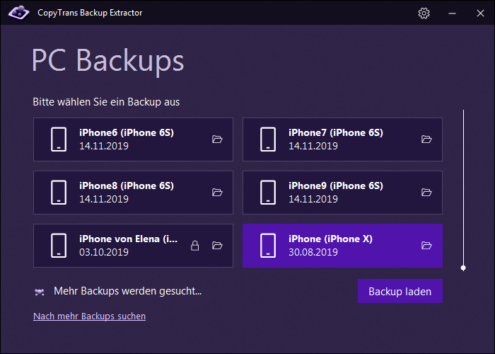 iPad Notizen Backup von iCloud