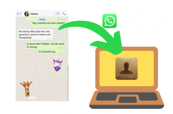 WhatsApp Chats am PC speichern