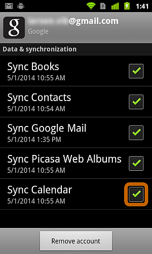 Android mit Gmail synchronisieren