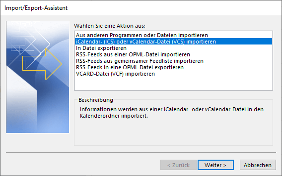 Outlook Kalender hinzufügen auf PC