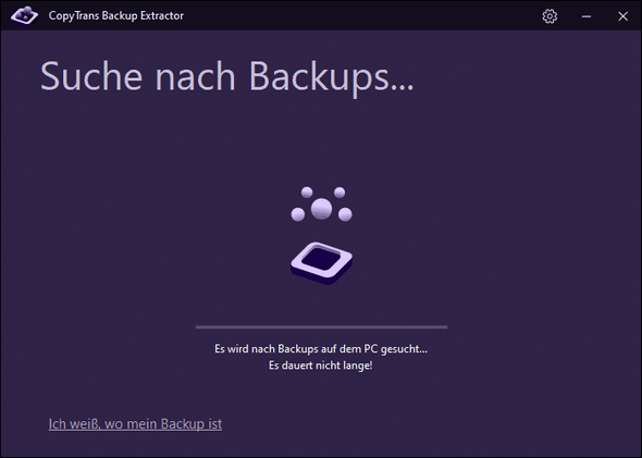 iPhone Backup auf PC finden