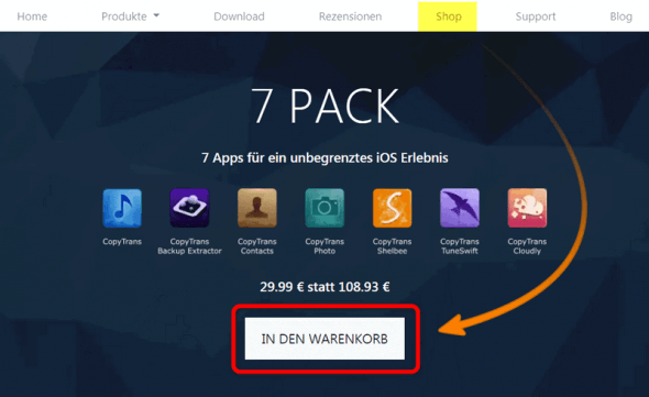 7Pack in den Warenkorb legen