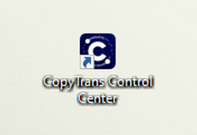 CopyTrans Control Center starten