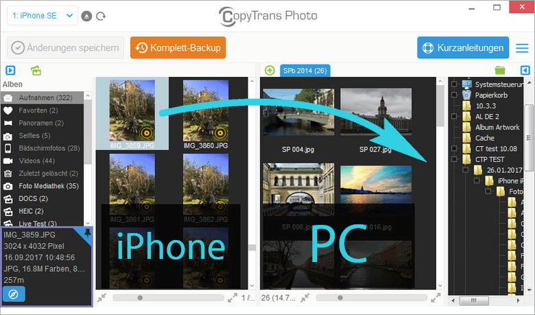 Fotos iCloud auf PC