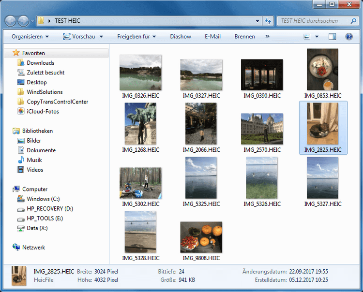 HEIC Fotos in Windows PC anschauen und in JPG konvertieren