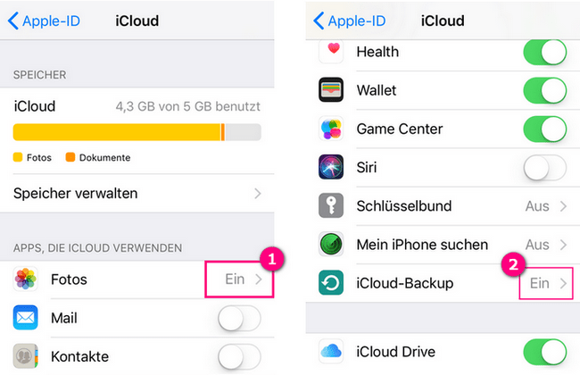 iPhone Kontakte auf PC übertragen kostenlos mit iCloud