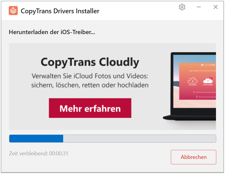 Treiber für iPhone am PC installieren