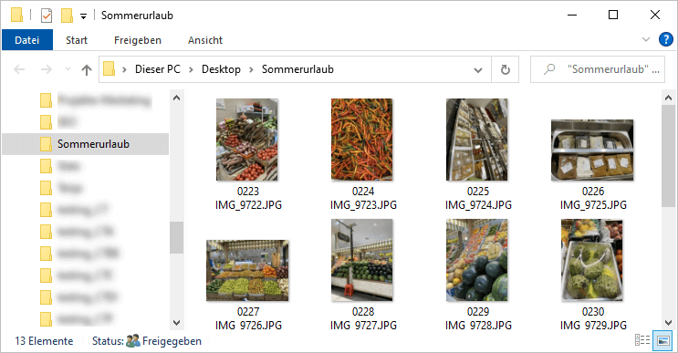 Album iPhone auf PC