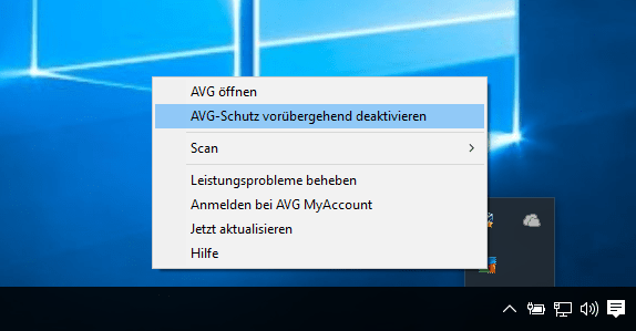 Bei CopyTrans Themida Debugger Fehlermeldung sollen Sie Ihr Antivirus-Programm deaktivieren