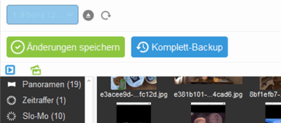 WhatsApp Bilder auf PC kopieren: Änderungen im Programm speichern