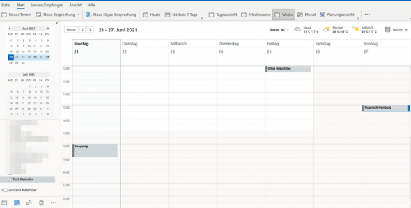 iCloud Kalender in Outlook übertragen ohne Umweg